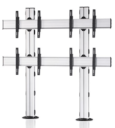 4 Ekran iin Yere veya Tavana Sabit 2x2 4l TV Stand